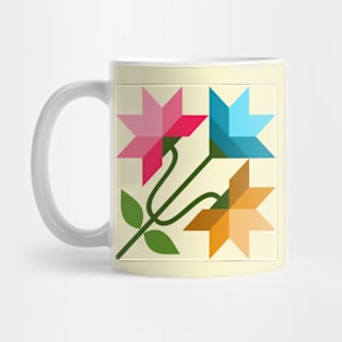 North Carolina Lilies on buttercream base Mug